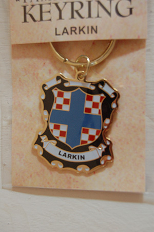 Larkin Keyring Keychain - Coat of Arms