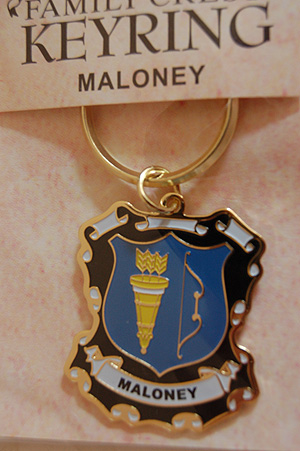 Maloney Keyring Keychain - Coat of Arms