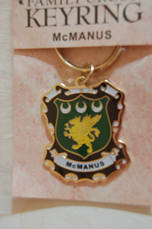 McManus Keyring Keychain - Coat of Arms