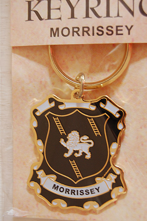 Morrissey Keyring Keychain - Coat of Arms