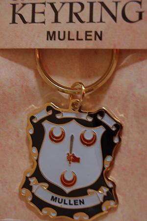 Mullen Keyring Keychain - Coat of Arms