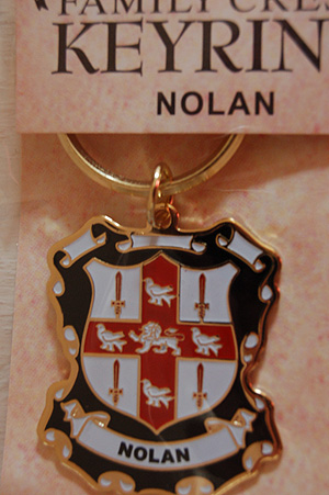 Nolan Keyring Keychain - Coat of Arms