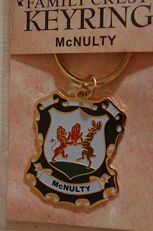 McNulty Keyring Keychain - Coat of Arms