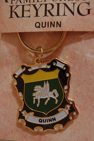 Quinn Keyring Keychain - Coat of Arms