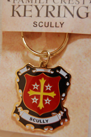 Scully Keyring Keychain - Coat of Arms