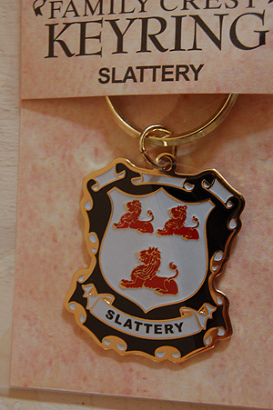 Slattery Keyring Keychain - Coat of Arms