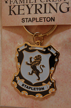 Stapleton Keyring Keychain - Coat of Arms