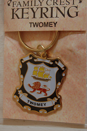 Twomey Keyring Keychain - Coat of Arms