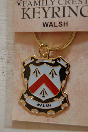 Walsh Keyring Keychain - Coat of Arms