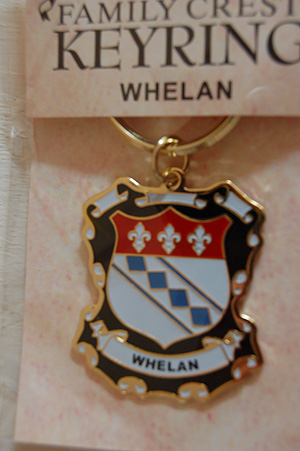 Whelan Keyring Keychain - Coat of Arms