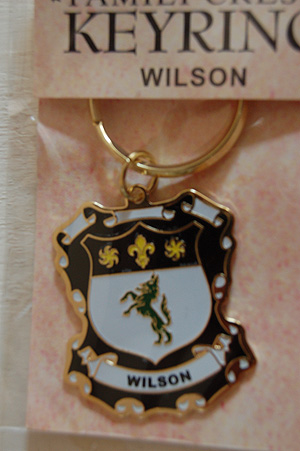 Wilson Keyring Keychain - Coat of Arms