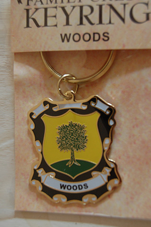 Woods Keyring Keychain - Coat of Arms