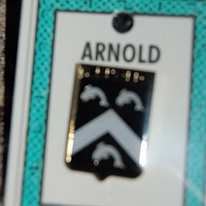 Arnold Pin Lapel Clip Badge - Coat of Arms