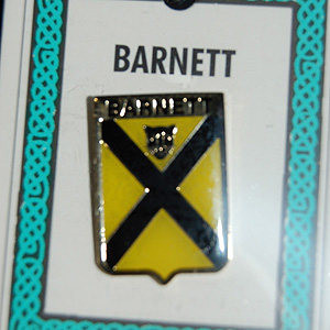 Barnett Pin Lapel Clip Badge - Coat of Arms