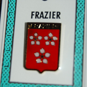 Frazier Pin Lapel Clip Badge - Coat of Arms