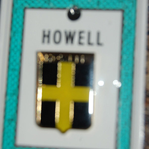 Howell Pin Lapel Clip Badge - Coat of Arms