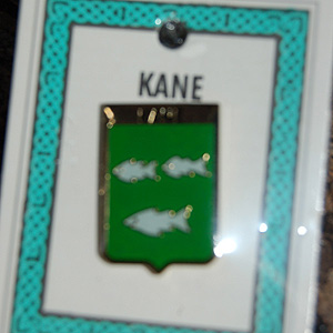 Kane Pin Lapel Clip Badge - Coat of Arms