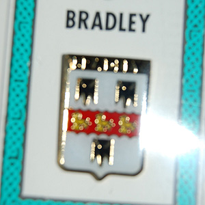 Bradley Pin Lapel Clip Badge - Coat of Arms