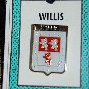 Willis Pin Lapel Clip Badge - Coat of Arms