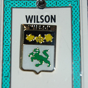 Wilson Pin Lapel Clip Badge - Coat of Arms