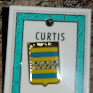 Curtis Pin Lapel Clip Badge - Coat of Arms