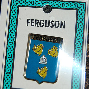 Ferguson Pin Lapel Clip Badge - Coat of Arms