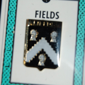 Fields Pin Lapel Clip Badge - Coat of Arms