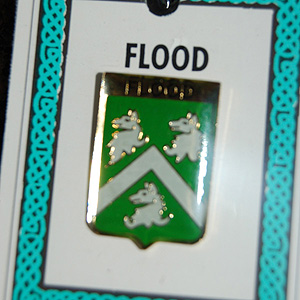 Flood Pin Lapel Clip Badge - Coat of Arms