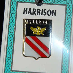 Harrison Pin Lapel Clip Badge - Coat of Arms