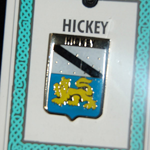 Hickey Pin Lapel Clip Badge - Coat of Arms