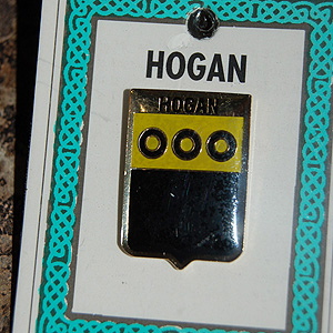 Hogan Pin Lapel Clip Badge - Coat of Arms