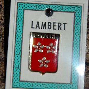 Pin Lapel Clip Badge - Coat of ArmsLambert