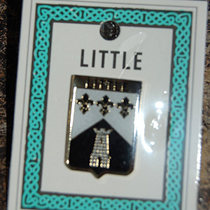 Little Pin Lapel Clip Badge - Coat of Arms