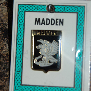 Madden Pin Lapel Clip Badge - Coat of Arms