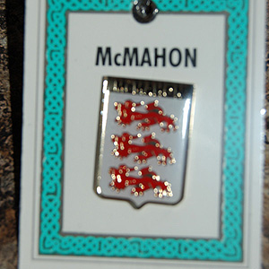 McMahon Pin Lapel Clip Badge - Coat of Arms