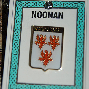 Noonan Pin Lapel Clip Badge - Coat of Arms