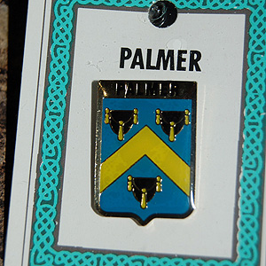 Palmer Pin Lapel Clip Badge - Coat of Arms