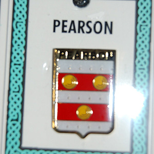 Pearson Pin Lapel Clip Badge - Coat of Arms