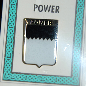 power Pin Lapel Clip Badge - Coat of Arms