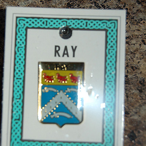 Ray Pin Lapel Clip Badge - Coat of Arms