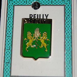 Reilly Pin Lapel Clip Badge - Coat of Arms