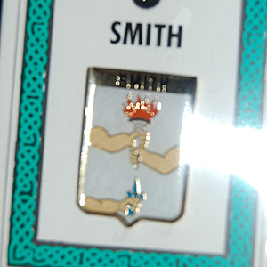 Smith Pin Lapel Clip Badge - Coat of Arms