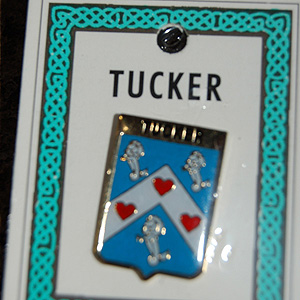 Tucker Pin Lapel Clip Badge - Coat of Arms