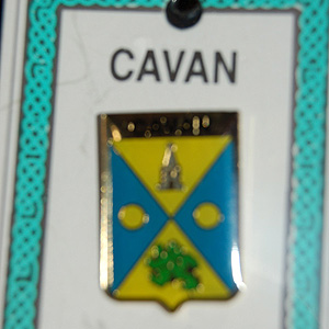 Cavan County Irish Pin Lapel Clip Badge