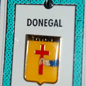 Donegal County Irish Pin Lapel Clip Badge