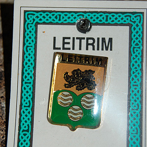 Leitrim County Irish Pin Lapel Clip Badge