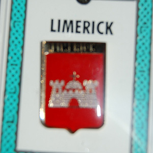 Limerick County Irish Pin Lapel Clip Badge