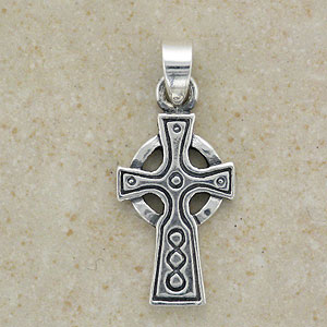 Lovely small Irish Celtic Cross Pendant