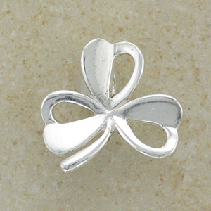 Exquisite Silver Irish Shamrock Pendant