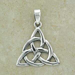 Celtic Pyramid Silver Pendant